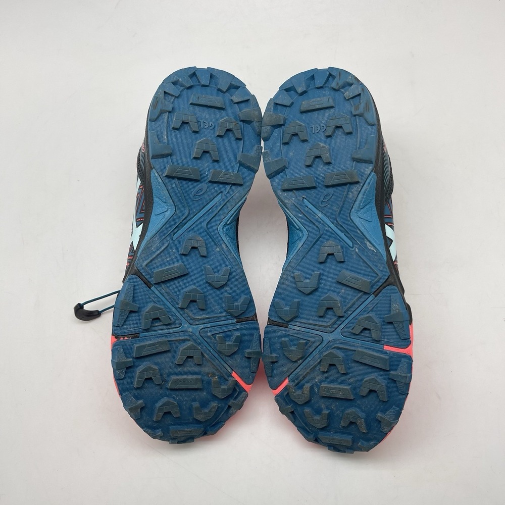 Asics Gel-Fujitrabuco Sky Sneakers Womens 6.5 Neon Pink Blue 1012A770 Trail Shoe - Picture 9 of 10